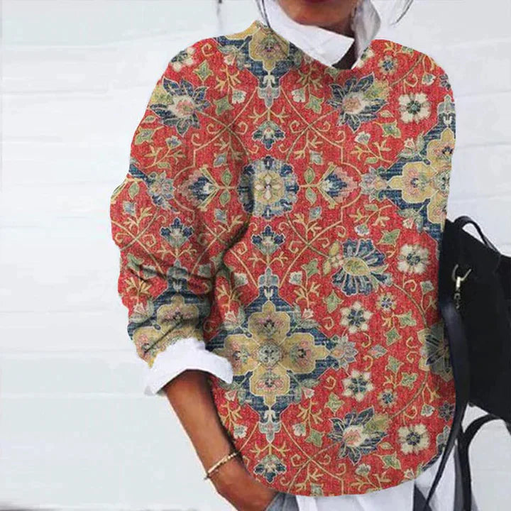 Mune | Elegant sweater with print