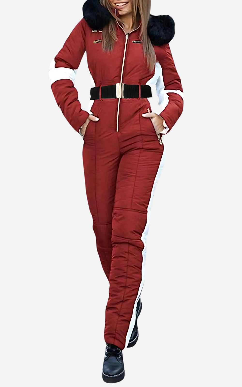 Mune | Ski Overall 1 Piece with Belt Women's Elegance and Warmth