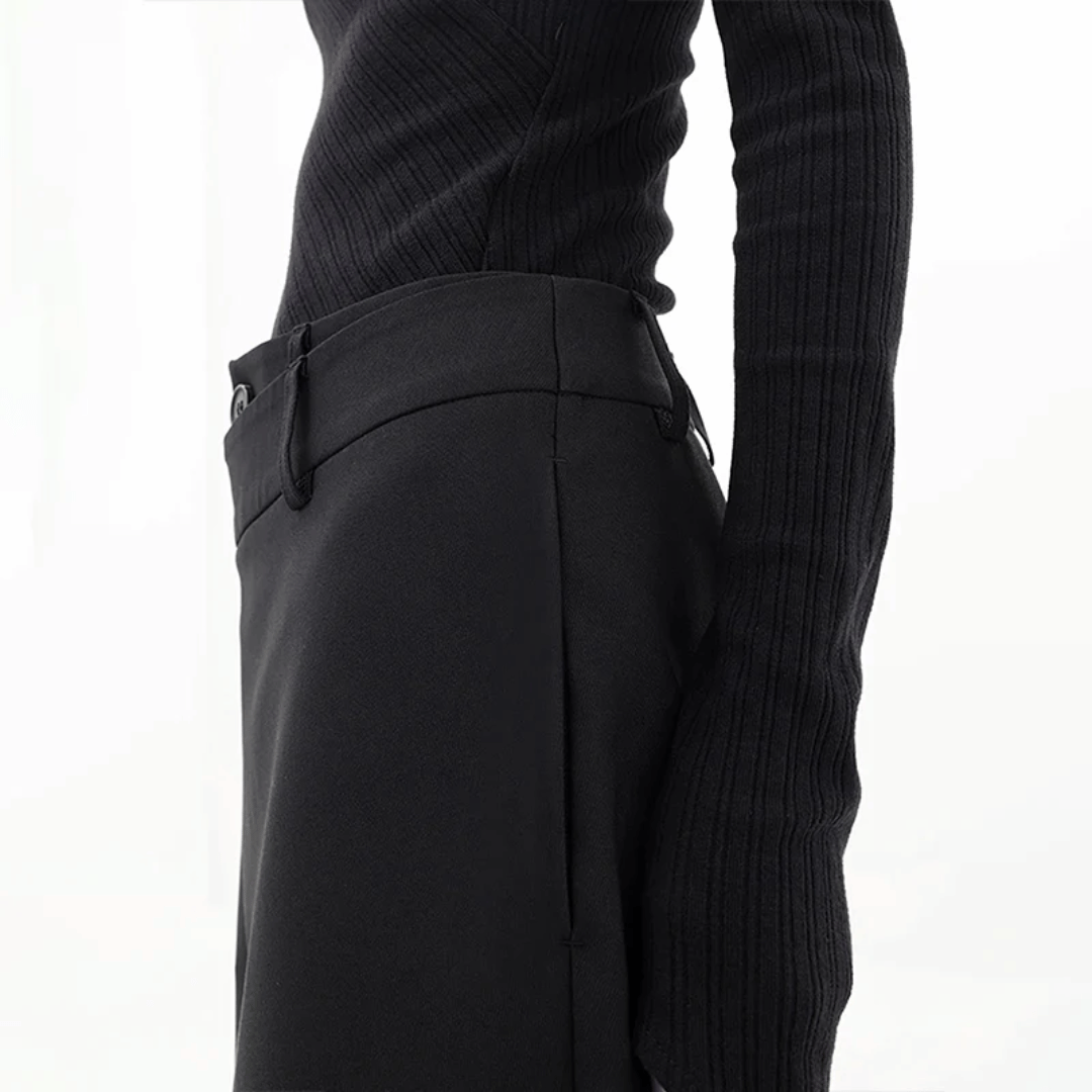 Mune | Wide-Leg Pants - Asymmetrical & Luxurious Wide-Leg by Isabella Vionnet