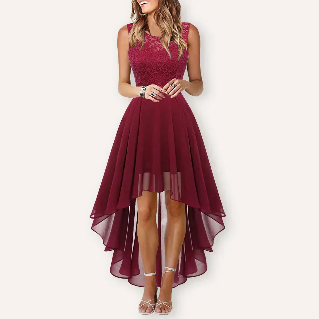 Women Wedding Guest High Low Dress