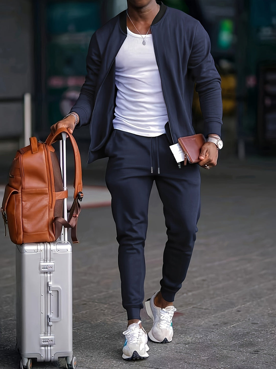 Mune Fashion | Men's Casual Two-Piece Travel Set for Men Comfortable