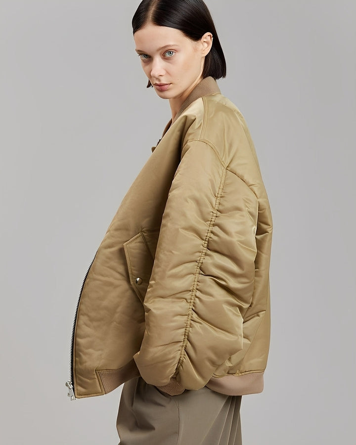 Mune | Casual Oversized Bomber Jacket for Women