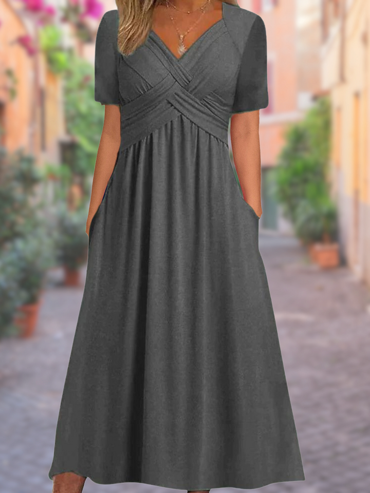 Neckline Summer Dress