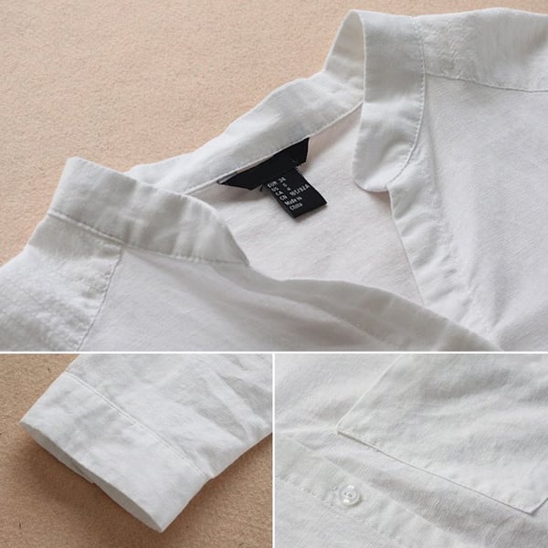 Casual, loose shirt made of cotton