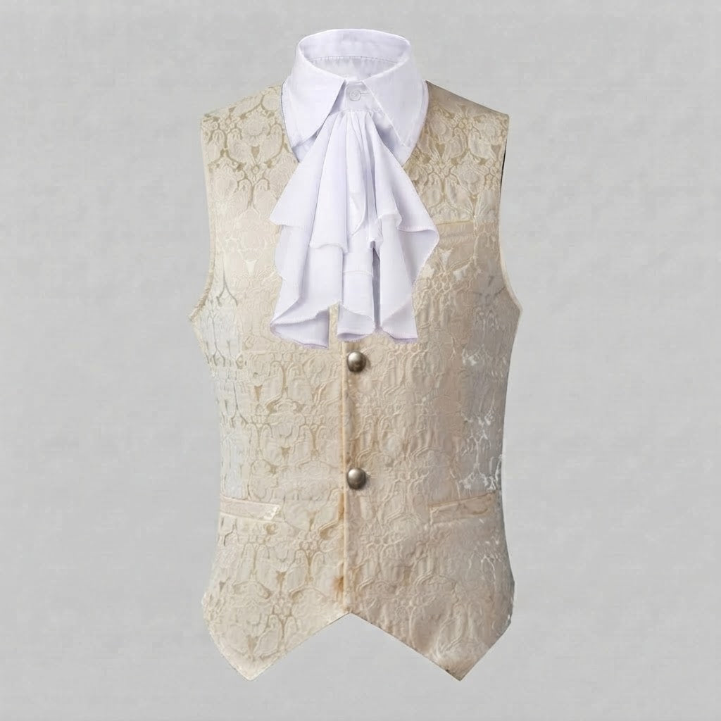 Women's elegant satin vest with ruffle details Mune Fashion