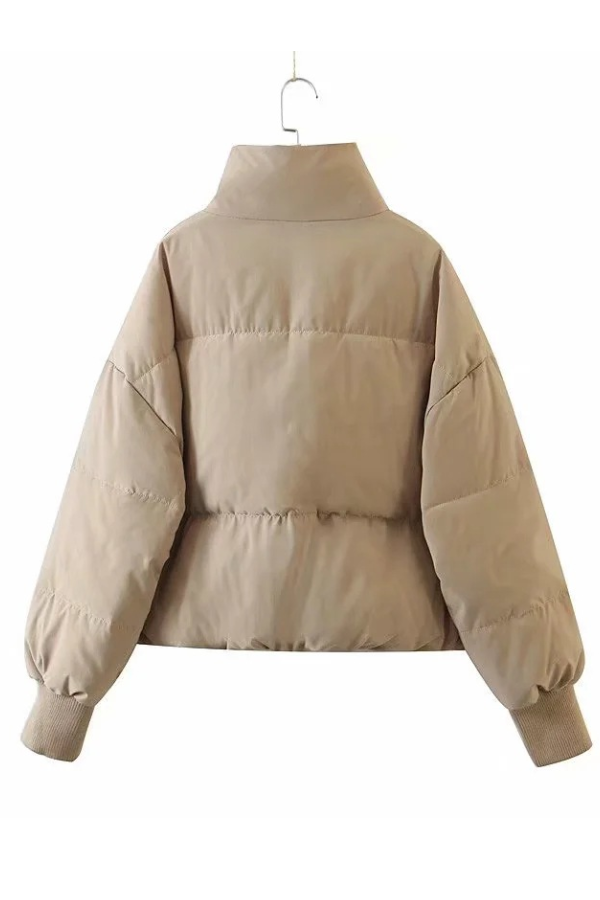 Mune | Collar Zipper Pocket Thick Warm Cotton Jacket
