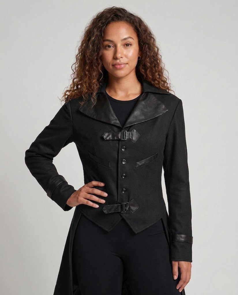 Women's Woven Suit with Ornate Details and Various Elements Mune Fashion