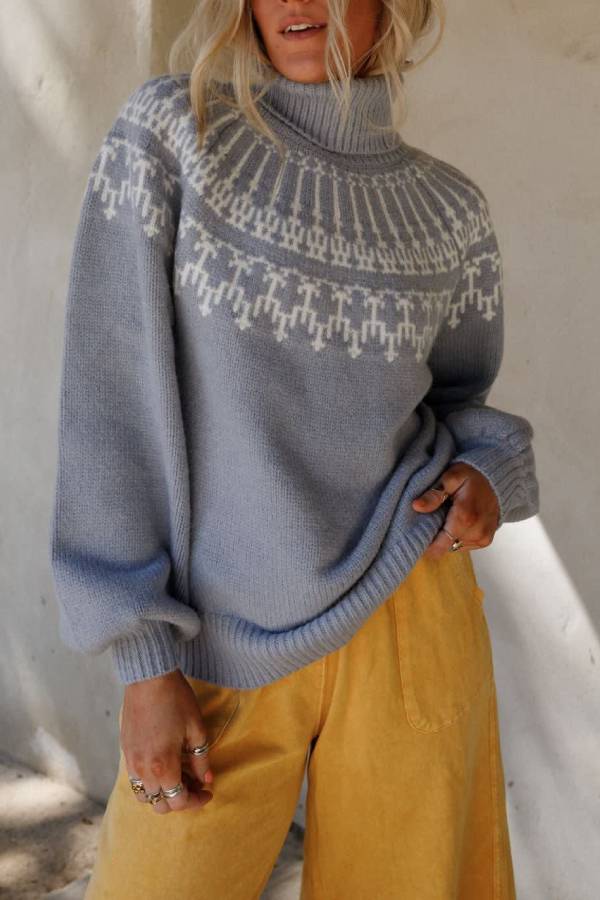 Mune | Christmas Thickened Turtleneck Long Sleeve Knitted Sweater
