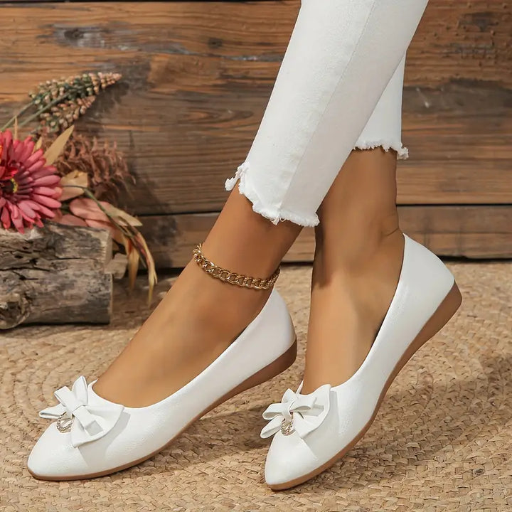 Mune Fashion | Women's Stylish Bow Doll Shoes Elegant