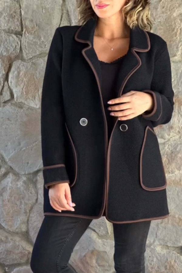 Mune | Suit Collar Double-Sided Wool Jacket