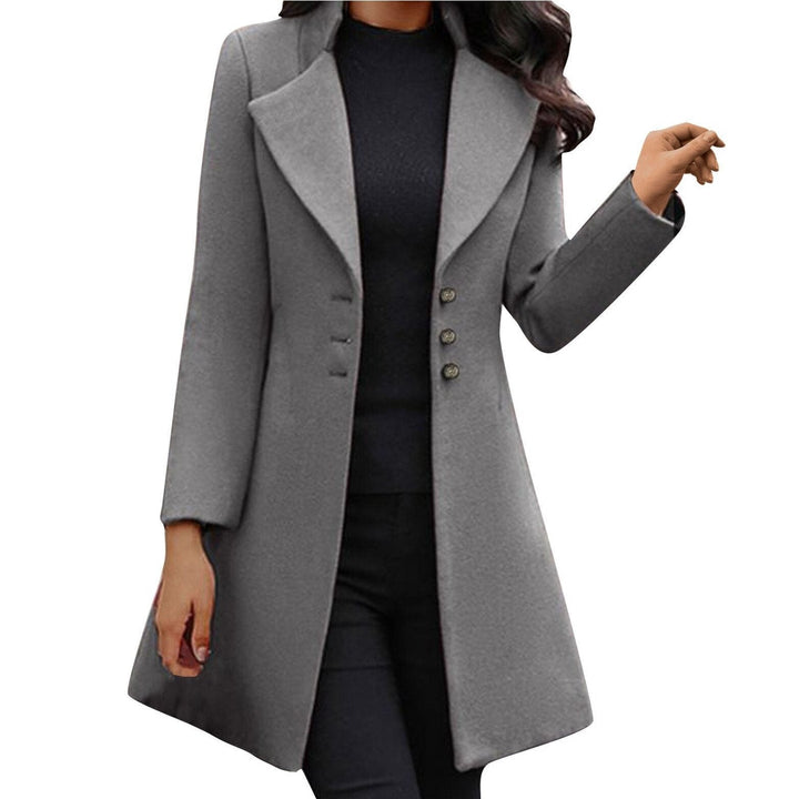 Mune | Wool coat with long sleeves