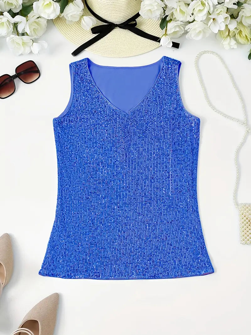 Mune Fashion | Sleeveless Top with Sequins
