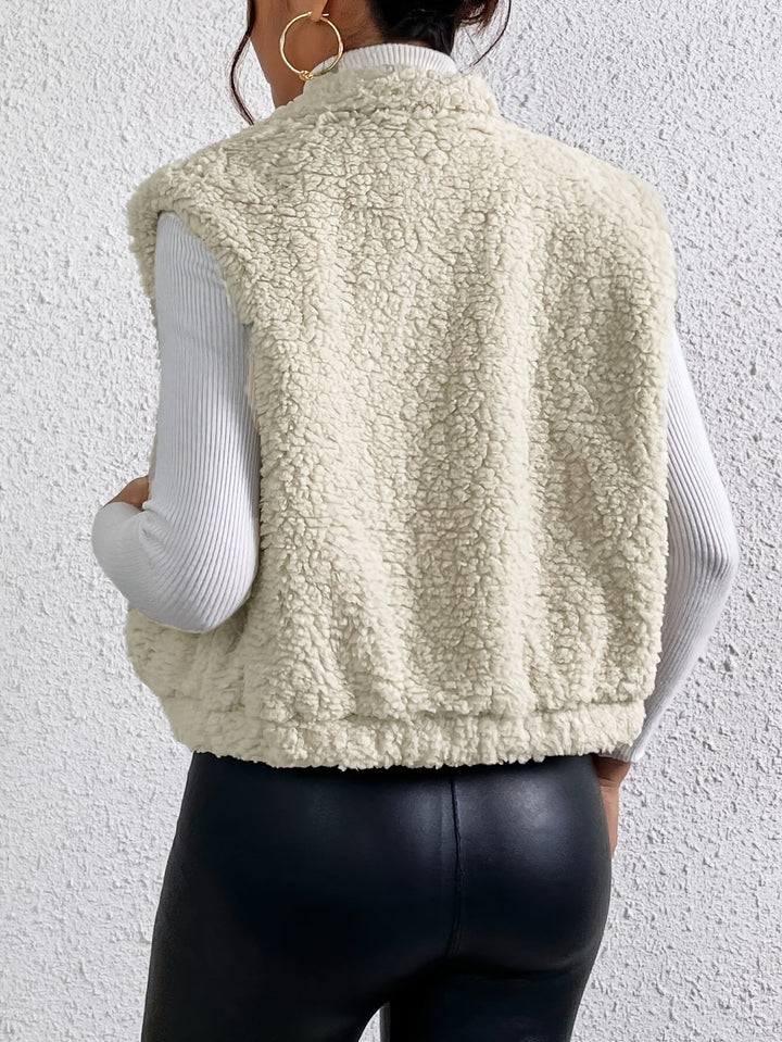Mune | Teddy Women's Quilted Vest with Zipper and High Collar