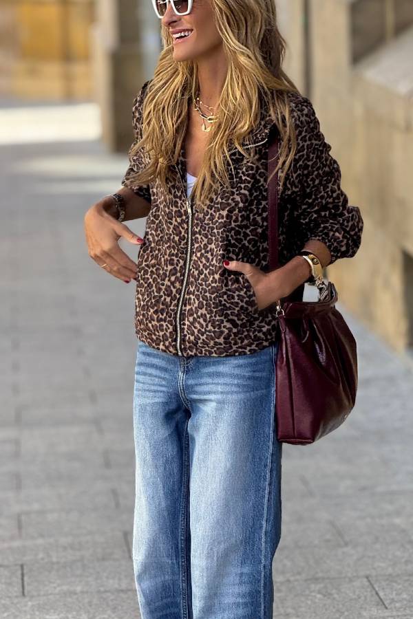 Mune | Leopard Pattern Jacket