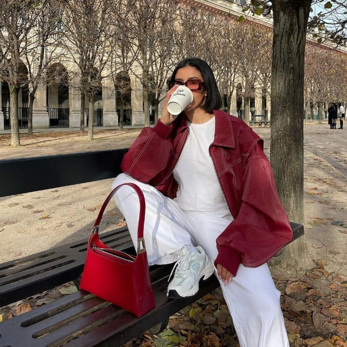 Mune | Oversize Red Jacket