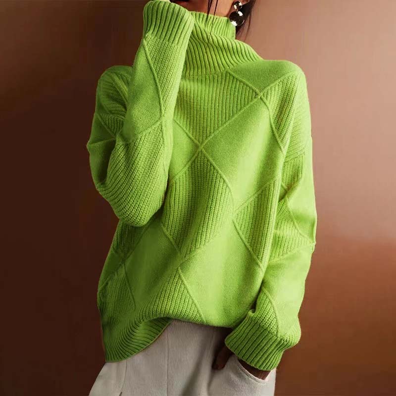 Mune | Solid Color Classic Knit Sweater for Women