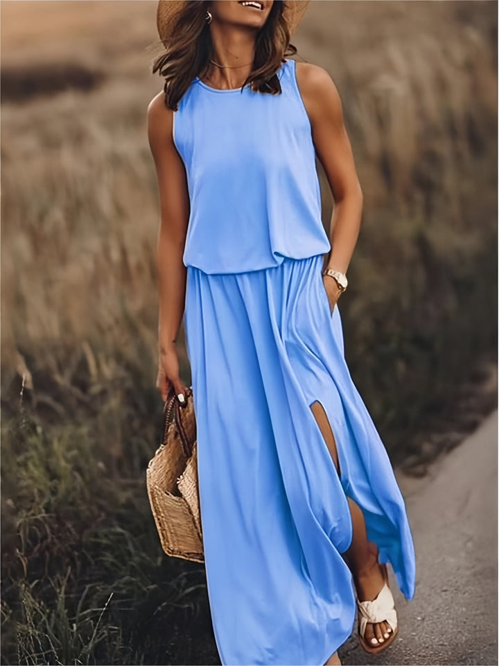 Mune Fashion | Simple Boho Maxi Dress Made of Modal in Various Colors