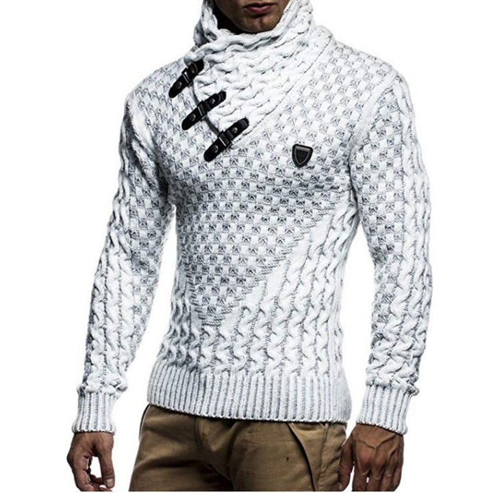 Mune | Mens Turtleneck Sweater with Closure