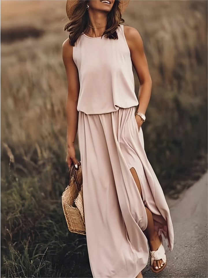 Mune Fashion | Simple Boho Maxi Dress Made of Modal in Various Colors