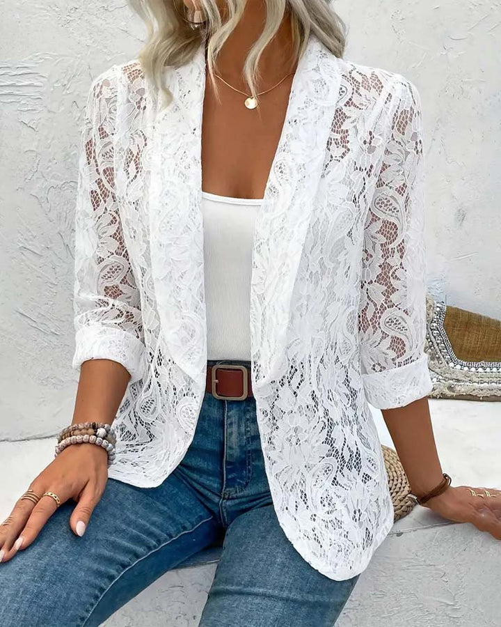 Mune Fashion | Elegant Blazer with Lace