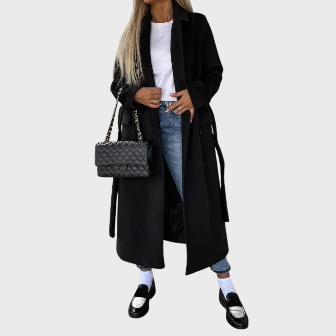 Mune | Elegant Warmer Longer Double-Breasted Winter Coat