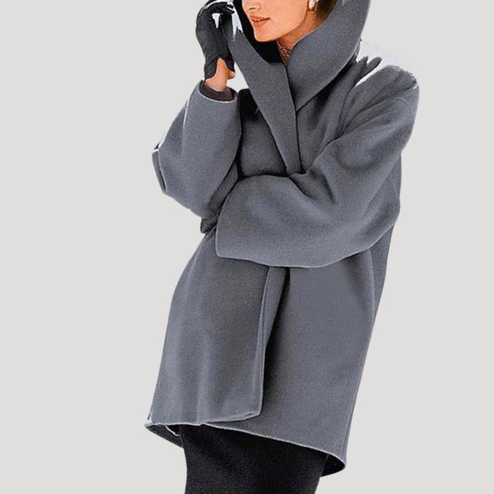 Mune | Women's Wool Coat oversized Wrap Winter Jacket