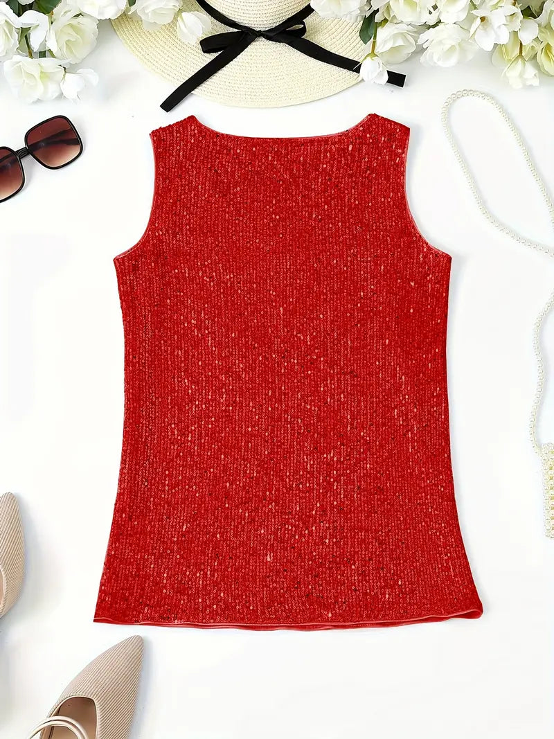 Mune Fashion | Sleeveless Top with Sequins