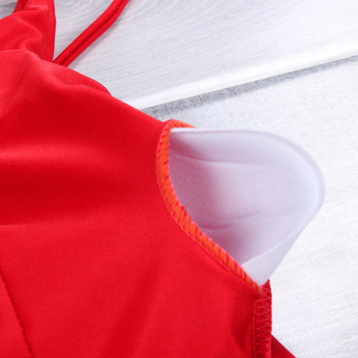 Women's one-piece swimsuit with seductive lace-up design Mune Fashion