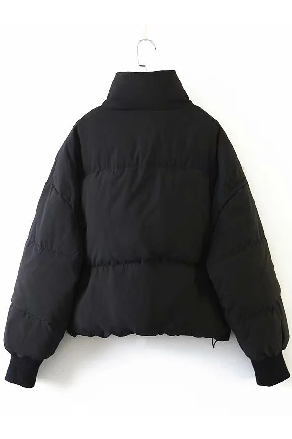 Mune | Collar Zipper Pocket Thick Warm Cotton Jacket
