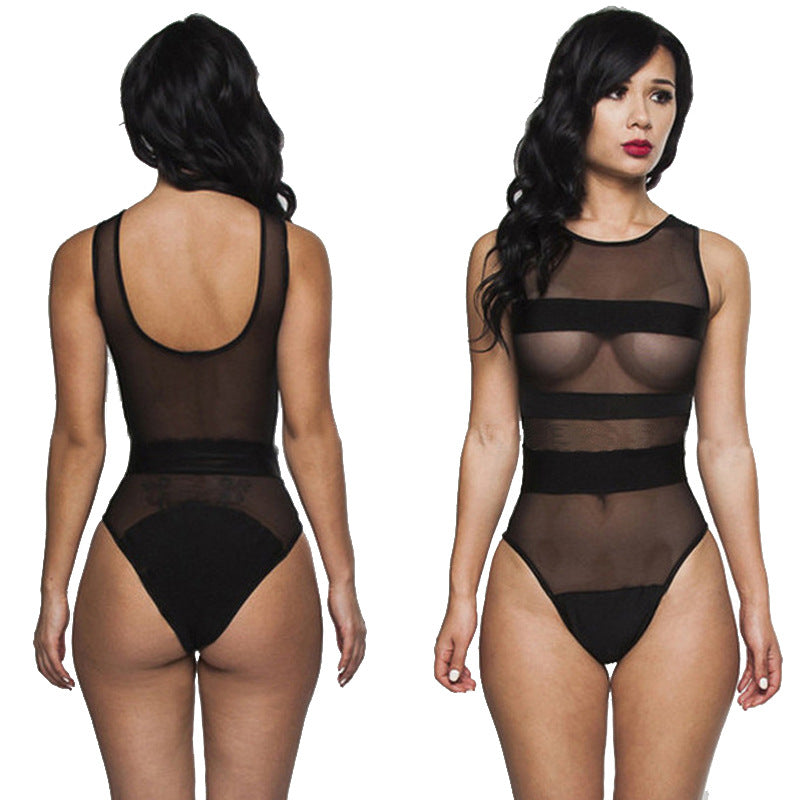Women's Transparent Bodysuit Mune Fashion