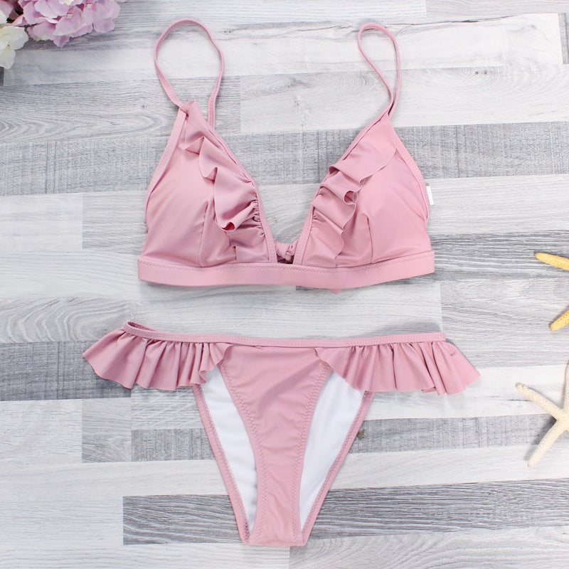 Ladies' bikinis with fine ruffle details Mune Fashion