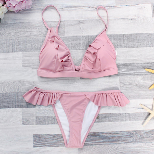 Ladies' bikinis with fine ruffle details Mune Fashion