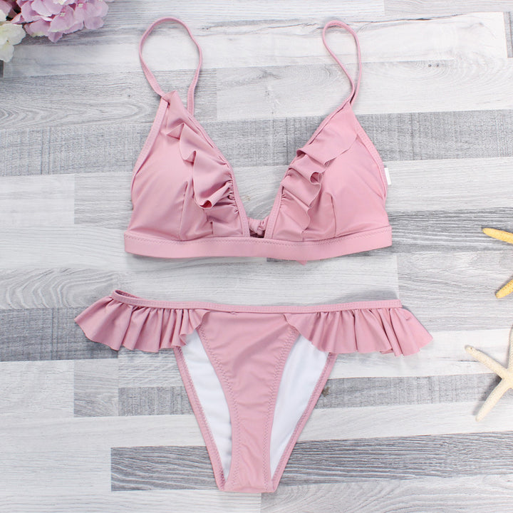 Ladies' bikinis with fine ruffle details Mune Fashion