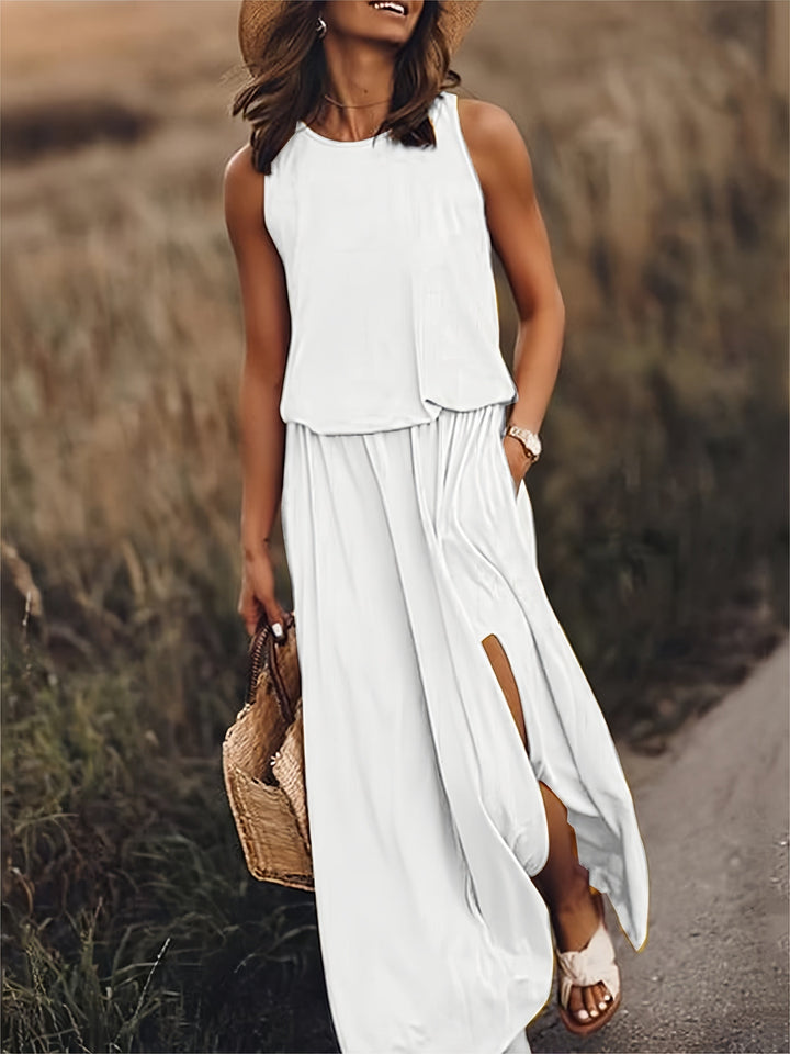 Mune Fashion | Simple Boho Maxi Dress Made of Modal in Various Colors