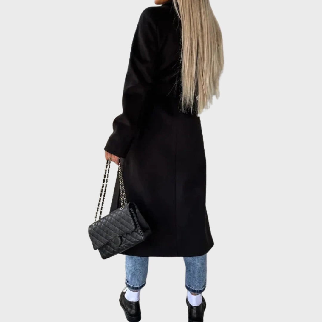 Mune | Elegant Warmer Longer Double-Breasted Winter Coat