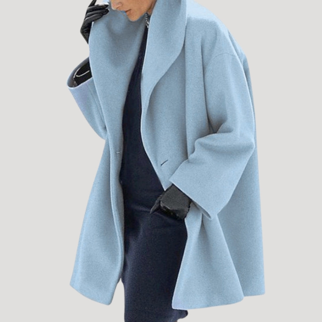 Mune | Women's Wool Coat oversized Wrap Winter Jacket