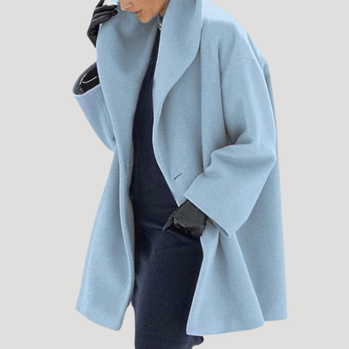 Mune | Women's Wool Coat oversized Wrap Winter Jacket