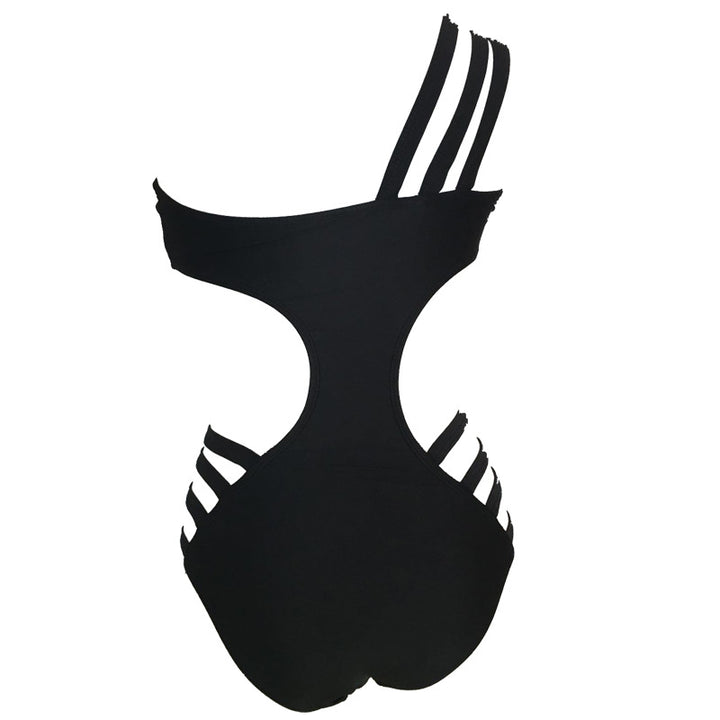 Ladies High-Cut Swimsuit with Side Cut-Outs Mune Fashion