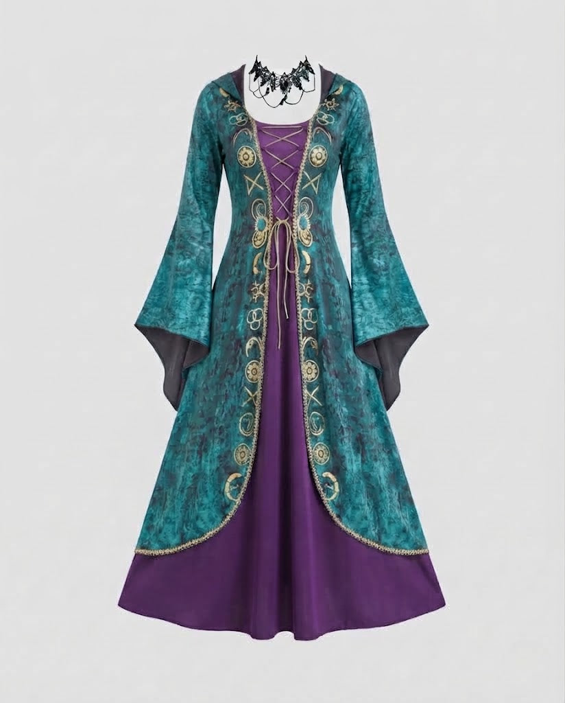 Women's fantastic low costume with filigree details Mune Fashion