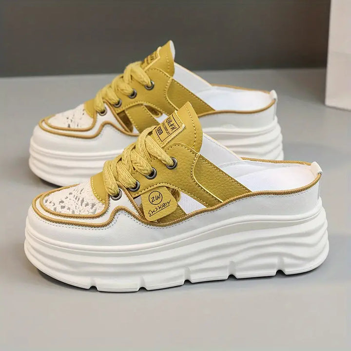Breathable Platform Slip-On Shoe