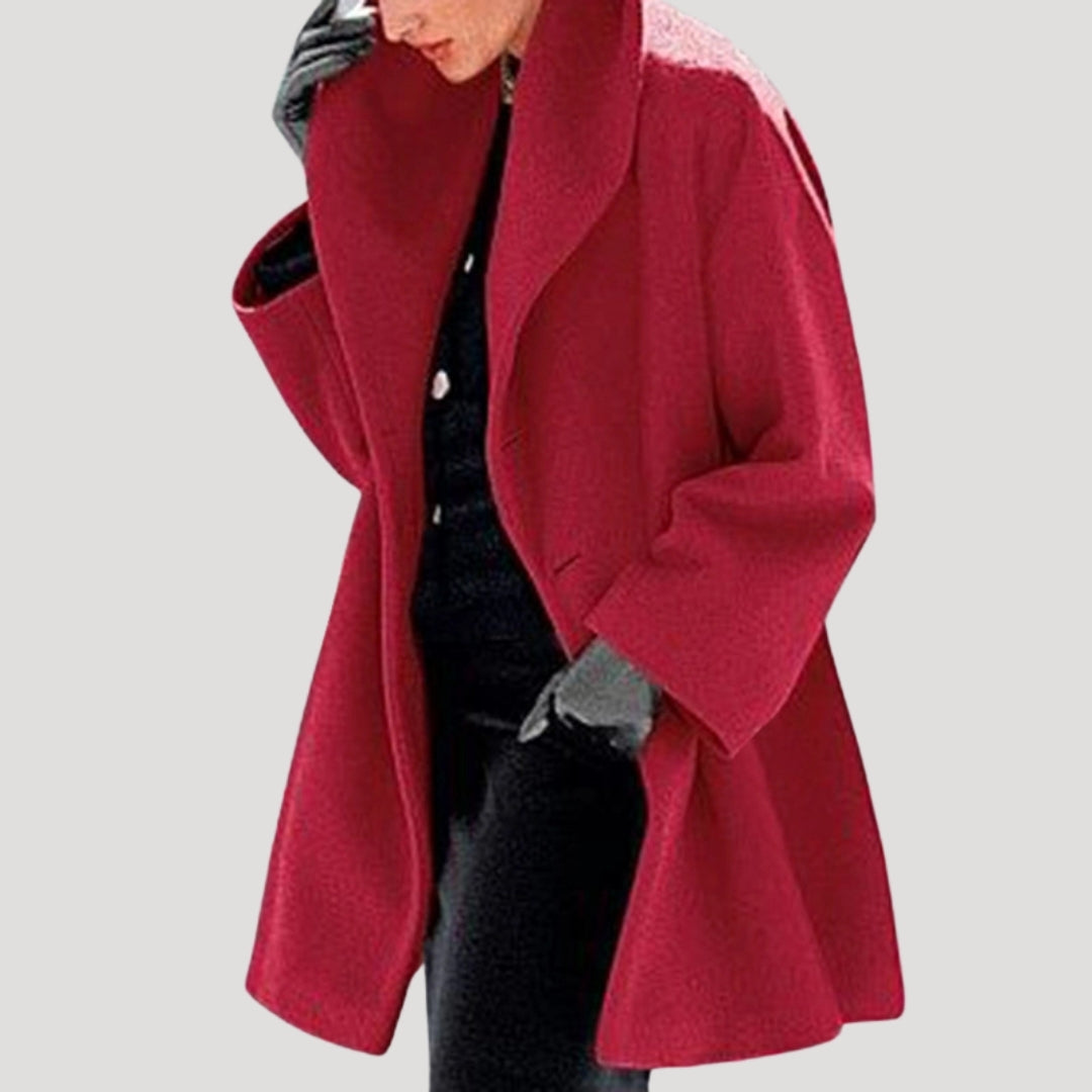 Mune | Women's Wool Coat oversized Wrap Winter Jacket