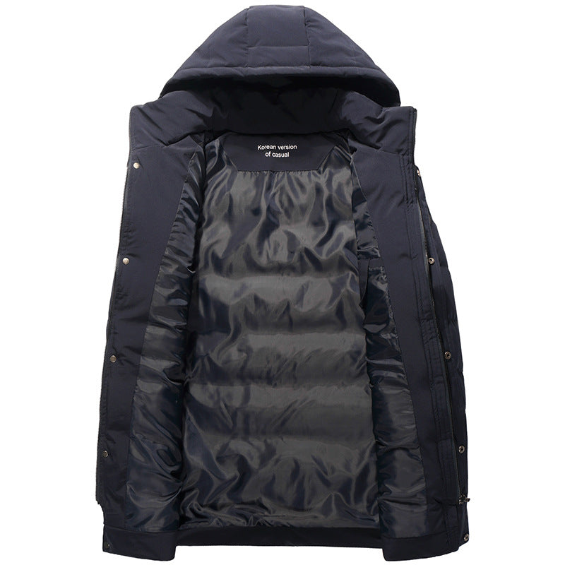 Men's Padded Winter Parka with Hood, windproof and insulating thermal jacket Mune Fashion