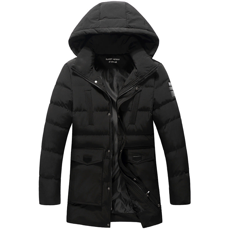 Men's Padded Winter Parka with Hood, windproof and insulating thermal jacket Mune Fashion