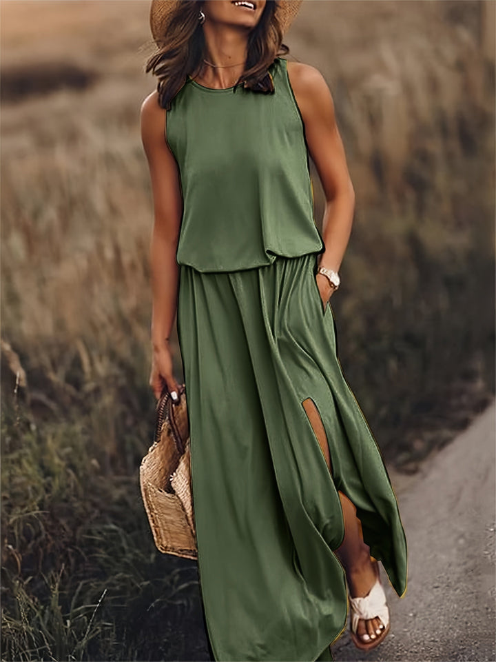 Mune Fashion | Simple Boho Maxi Dress Made of Modal in Various Colors