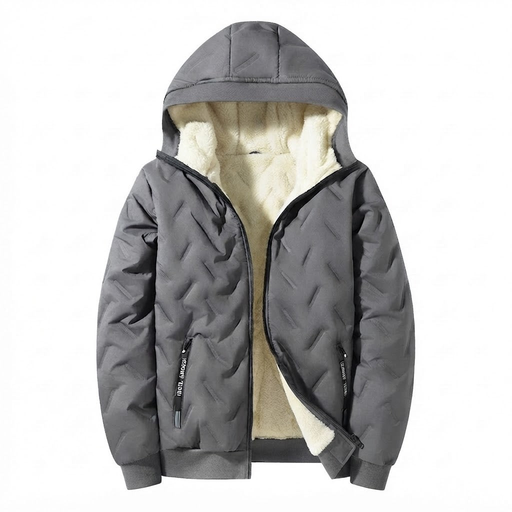 Men's Warm Padded Jacket with Hood Mune Fashion