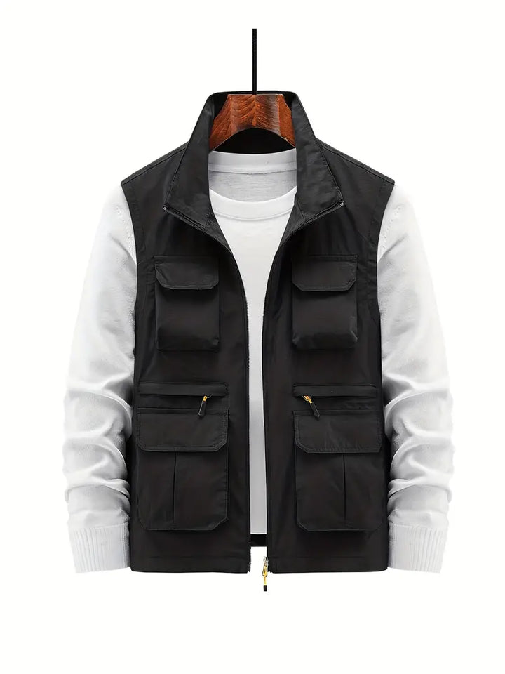 Mune | Men's Vest Multi With Pockets With Zipper