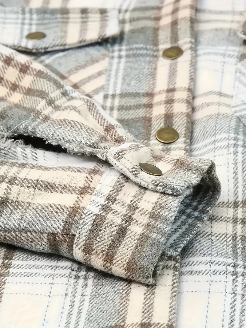 Mune | Winter Checked Zip Jacket