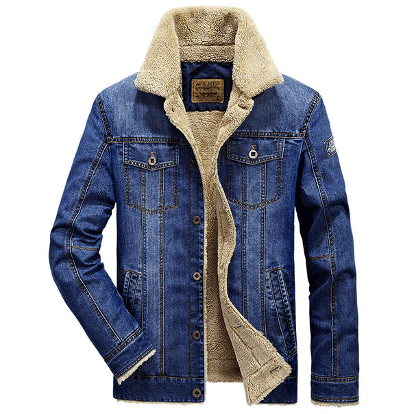 Men's Jeans Jacket Mune Fashion