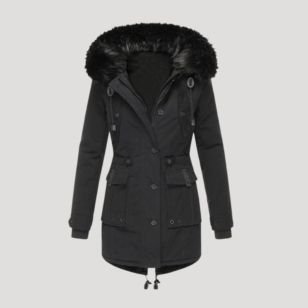 Mune | Women's waterproof winter parka with faux fur hood