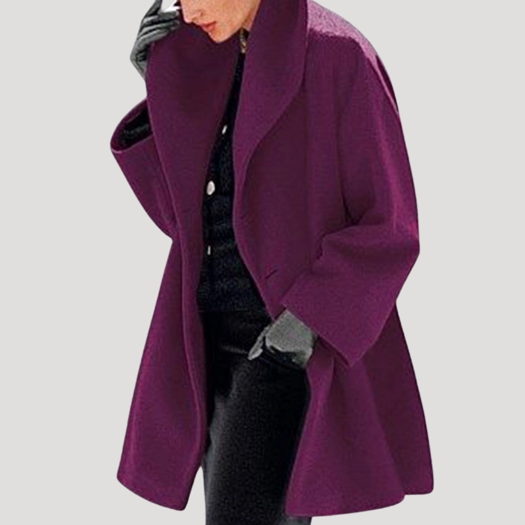 Mune | Women's Wool Coat oversized Wrap Winter Jacket